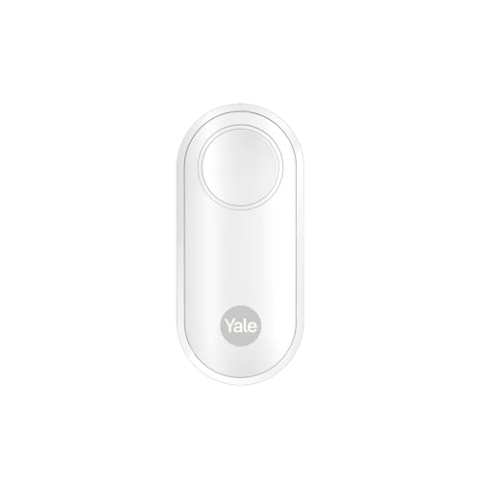 Yale - Button - Vielseitig einsetzbar: Türklingel- oder Panikknopf - Alarmmeldungen in Echtzeit - Yale Horizon+ Technologie mit 1 km Reichweite - Kompatibel mit Yale Smart Alarm