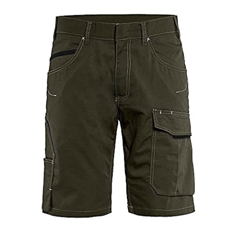 Blaklader 14991330 Service Shorts, Dunkles Olivgrün, grootte C50
