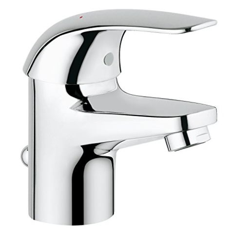 GROHE Swift - Einhand-Waschtischarmatur (Einlochmontage, Auslauf mit Mousseur), chrom, 23264000