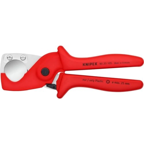 KNIPEX PlastiCut Schlauch- und Schutzrohrschneider bis 25 mm (SB-Karte/Blister) 90 20 185 SB