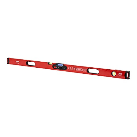 STIER Digitale Wasserwaage, SDW-1200 LCD-Display, ±0,2°, 120 cm, vertikal & horizontal einsetzbar, HOLD-Funktion