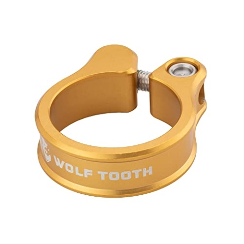 Wolf Tooth Präzisionsgefertigte Sattelstützenklemme, Gold, 36.4mm