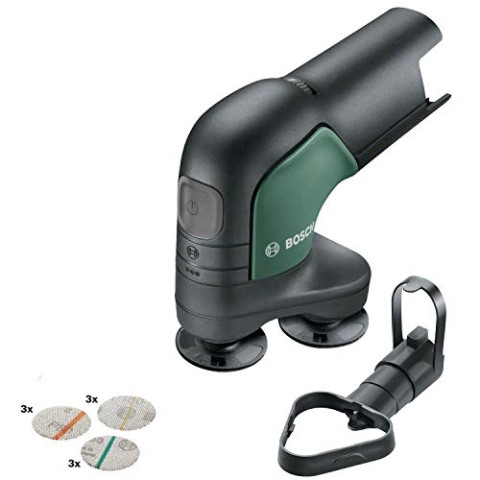 Bosch Akku Schleif- und Poliermaschine EasyCurvSander 12 (ohne Akku, 12 Volt System, Schleifteller-∅: 38mm, im Karton)
