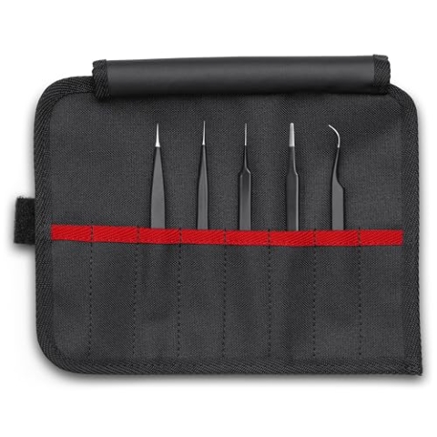 KNIPEX Universalpinzetten-Set ESD 5-teilig 90 mm 92 00 01 ESD
