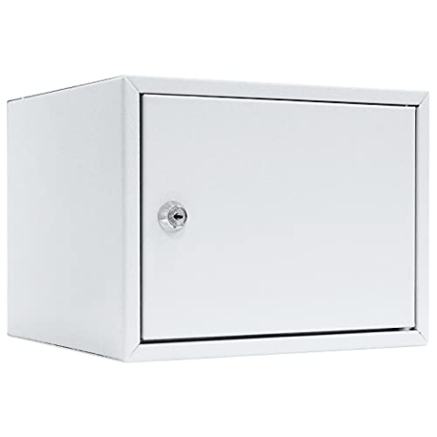 Rottner Wertfach Home Case 2, Zylinderschloss, Lichtgrau, BxH 250x190 mm, 1 Fachboden