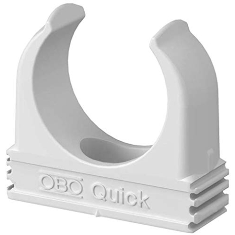 OBO Quickschelle 2955 F M32, reinweiß, flammwidrig, 50 Stück
