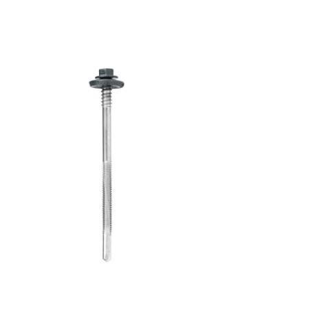 Wovar Schrauben für sandwichplatten verzinkt - Anthrazit - 6,3 x 100 mm - Karton mit 100 Stück