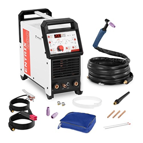 Stamos Welding Group WIG-Schweißgerät AC/DC MMA 200 A 230 V IGBT - Puls - Alu-Schweißen Alu-Schweißgerät Schweißmaschine für Aluminium Elektro-Schweissgerät