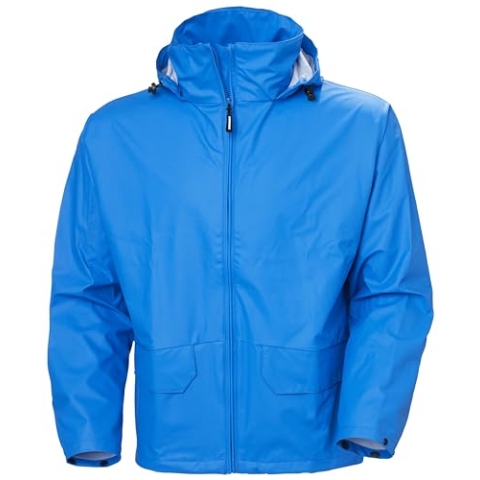Helly Hansen Workwear Regenjacke wasserdicht Voss Jacket, Blau, 70213, 4XL