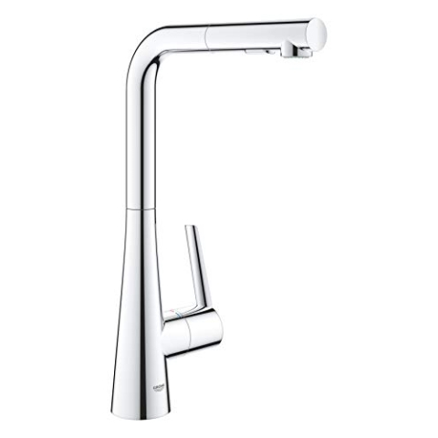 Grohe Zedra Einhand-Spültischbatterie, DN 15 Chrom 32553002 Dual Spülbrause