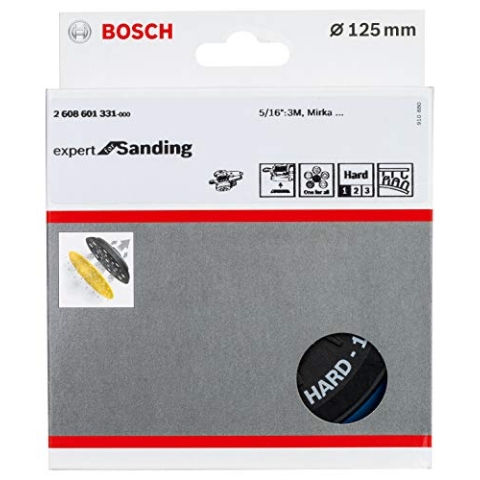 Bosch Professional Multi-Loch Schleifteller (Ã˜ 125 Mm, Hart, Klett, Zubehör Exzenterschleifer)