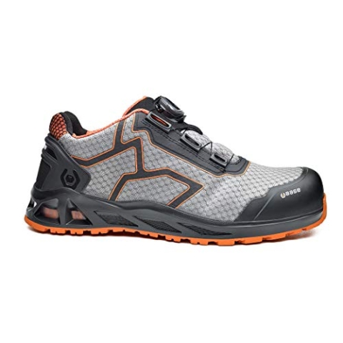 BASE Protection Herren K-jump sicherheitsschuhe, Grau Orange, 43 EU