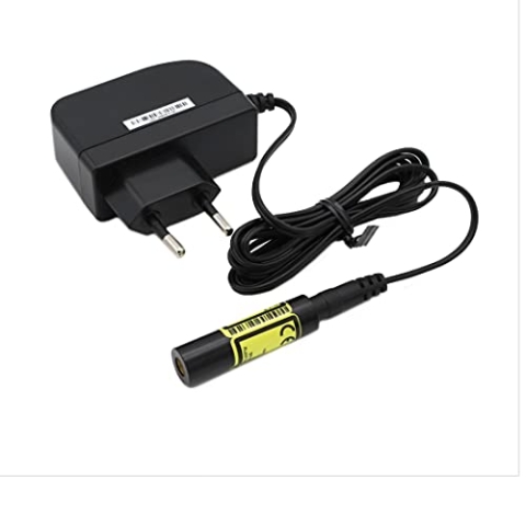 Laserfuchs Linienlaser rot, 650nm, 60°, 5V DC, Ø12x45 mm, Fokus 1m, Laserklasse 1, inkl. Netzteil - 70105728