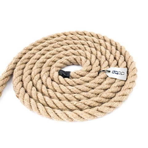 40m JUTESEIL 12mm Naturfasern Absperrseil Jute gedreht Hanf Tauziehen Handlauf