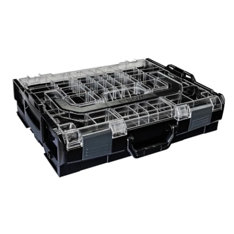 Sortimo L-BOXX 102 6100000362 Werkzeugkasten unbestückt ABS Schwarz, Transparent (L x B x H) 445 x