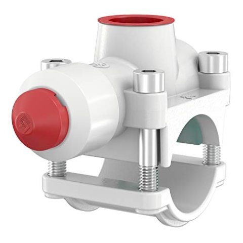 Flamco T-plus Messing 35 x R3 / 4 Abzweigrohr, anbohrschelle, Wasserrohrabzweigrohr, Optimale Abdichtung, Korrosionsbeständige Beschichtung 90535