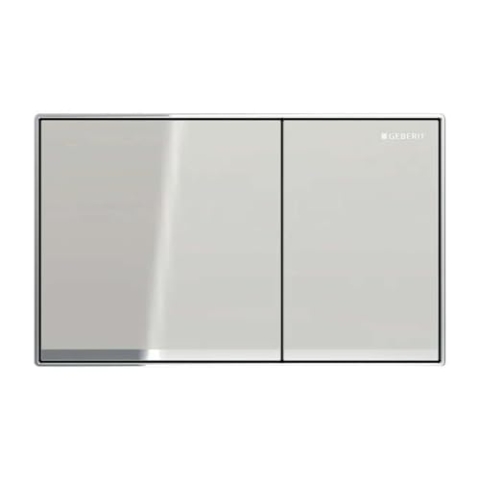 Geberit Betätigungsplatte Sigma60, für 2-Mengen-Spülung, flächenbündig, 115.640.JL.1, Farbe: Sand-Grau