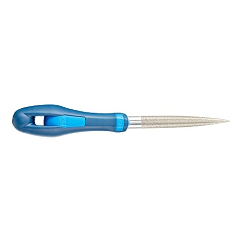 PFERD Diamant-Werkstattfeile halbrund-spitz | 100mm D151 (mittel) | 15405151 – für harte Werkstoffe