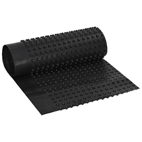vidaXL Noppenfolie Noppenbahn Grundmauerschutz Drainagebahn Grundmauerfolie Drainage Mauerschutz Baudrainage Hochbeet HDPE 400g/m² 0,5x20m