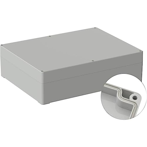 TRU COMPONENTS TC-9065572 Outdoor-Gehäuse 300 x 230 x 85 Polycarbonat Lichtgrau (RAL 7035) 1 St.