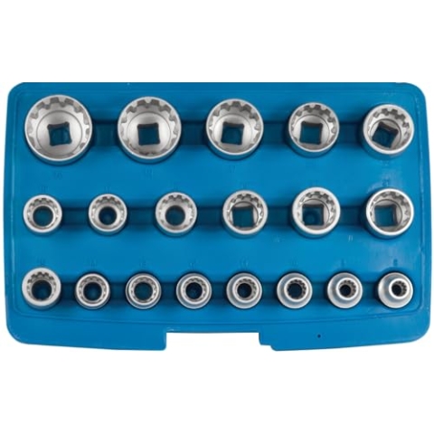 SW-Stahl 05650L Multi Steckschlüssel- Einsätze 1/2 Zoll