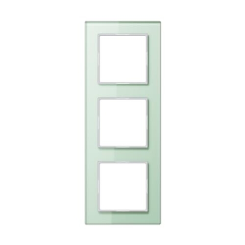 Jung AC 583 GL WMT Rahmen Glas 3fach Serie A creation mattweiß