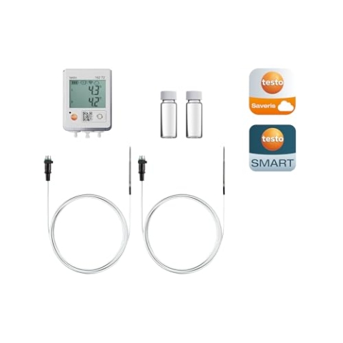 testo 0572 1629 162 fridge set Temperatur-Datenlogger Messgröße Temperatur -50 bis 150 °C inkl. Wandhalterung