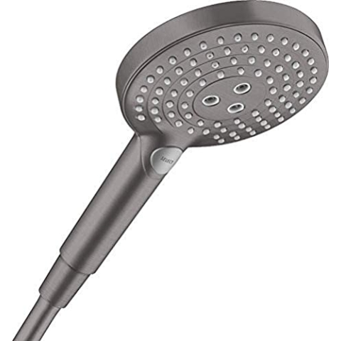 hansgrohe Duschkopf Raindance Select S 120 (Regendusche, 3 Strahlarten), Brushed Black Chrome