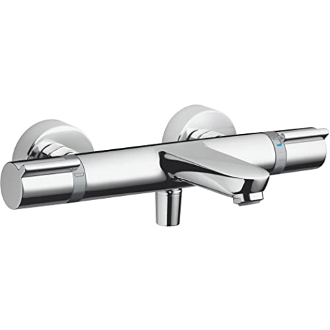 Hansgrohe Thermostatmische Mischbatterie Versostat², Silber, 15348000, Verchromt