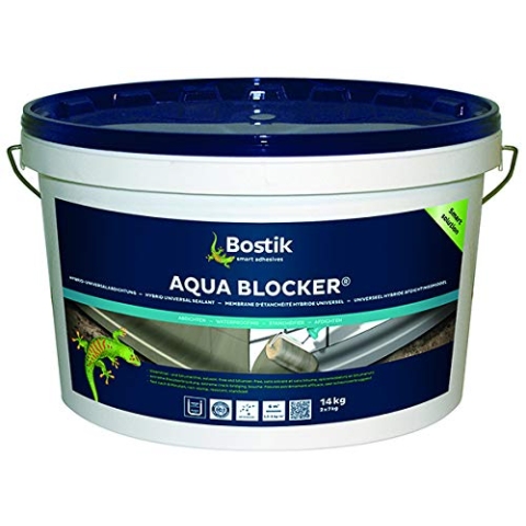 Bostik Aqua Blocker Universalabdichtung Bauwerksabdichtung Dachabdichtung (14kg Eimer)