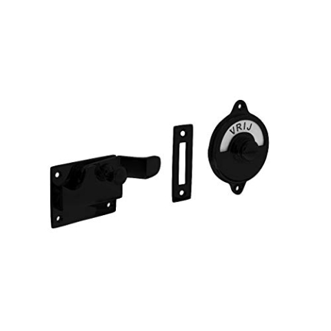 Intersteel 0023.370005 overslag WC-Überschlag Mit Biegungsfrei/Besetzt, Matt Black