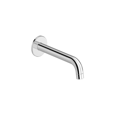 Duravit No.1 Wanneneinlauf, Badewanneinlauf mit runder Wandabdeckung, Zulauf Badewanne, chrom