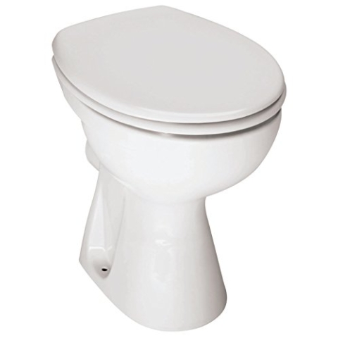 Ideal Standard Stand-WC Palaos Eurovit, V312201, Tiefspüler mit waagerechtem Abgang, Keramik, Weiß, 56754 1