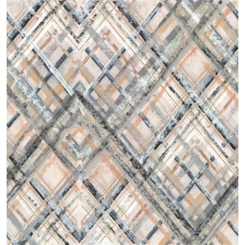 Livingwalls Vliestapete - Karo Tapete in Beige, Grau und Braun - Wandtapete für verschiedene Räume - Wandbild XXL 2,65 m x 2,80 m