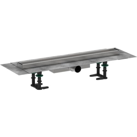 hansgrohe 56163000 RainDrain Compact Duschrinne 600 befliesbar für Flache Installation Komplettset