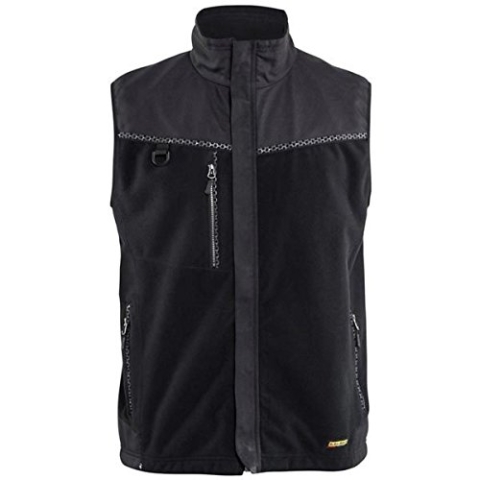 Blaklader 38552524 WINDDICHTE FLEECE-WESTE, Schwarz, grootte 4XL