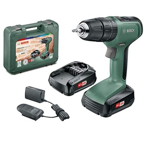 Bosch Akku Schlagbohrschrauber UniversalImpact 18 (2 Akku, 18 Volt System, im Koffer)