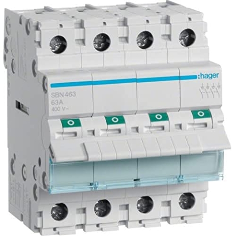 Hager SBN463 Circuit Breaker – Circuit Breakers (20 – 50 °C,-40 – 80 °C)