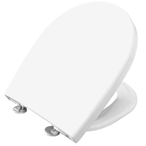 Cornat WC-Sitz "Premium 6" - Ergonomisches Design - Pflegeleichter Duroplast - Quick up & Clean Funktion - Absenkautomatik - Bequeme Montage von oben / Toilettensitz / Klodeckel / KSPREMSC600