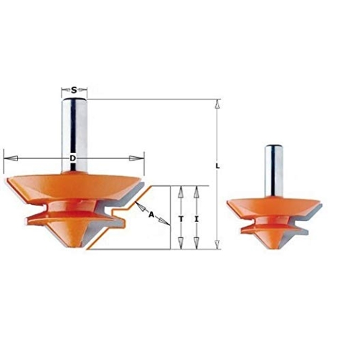 CMT ORANGE TOOLS 955.503.11-45 GRAD ECKVERBINDUGS-FRAESER D=70X31.7 S=12
