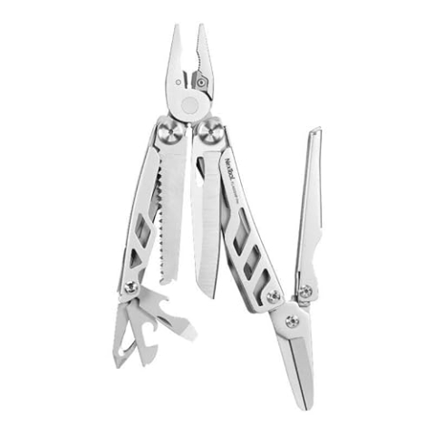 Nextool Flagship Pro NE20203, 16 in 1 Multitool, silber, Nylon Holster
