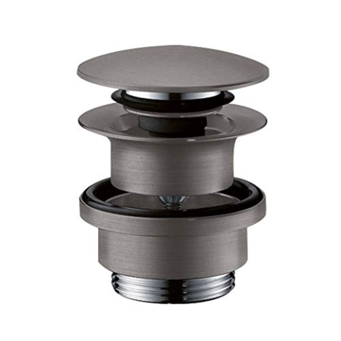 hansgrohe Ablaufgarnitur Push-Open für Waschtisch- und Bidetmischer Brushed Black Chrome