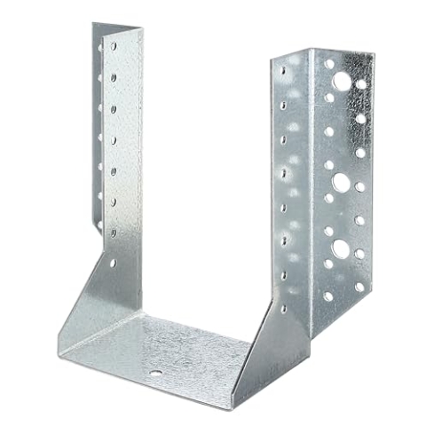 Alberts 865658 Typ A | sendzimirverzinkt | 120 x 190 mm | 10er Set Balkenschuh, Silber