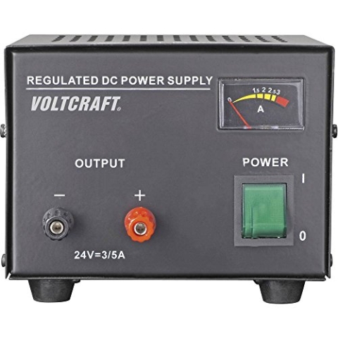 VOLTCRAFT FSP-1243 Labornetzgerät, Festspannung 24 V/DC (max.) 3 A (max.) 72 W Anzahl Ausgänge 1 x