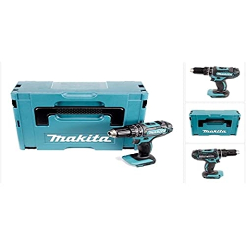Makita DHP 482 ZJ Akku Schlagbohrschrauber 18V 62Nm im Makpac ohne Akku/Ladegerät DHP482ZJ