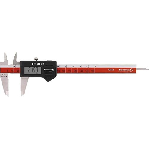 Format 7640201200 Pocket Fuß König Digital 150 mm mit Kabel