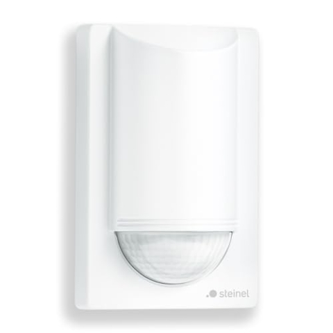 Steinel Bewegungsmelder is 2180 ECO Weiß, 180°/12 m PIR-Sensor, 350 W LED Schaltlast, Wandsensor, Unterkriechschutz