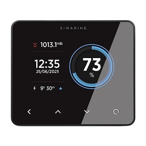 Simarine Pico One Batterie Monitor-Set, Multistufige Systemüberwachung, kompatibel mit Blei-Akkus, Temperatur- und Tanküberwachung, 300A, einfach