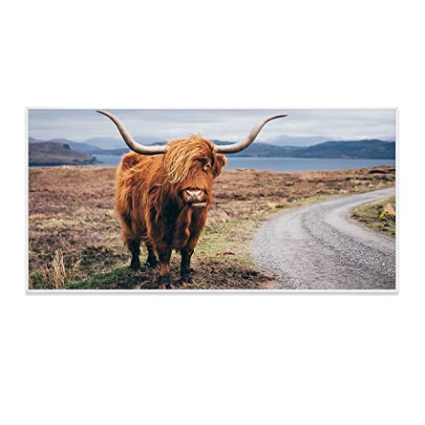 Klarstein Air Art Smart Infrarotheizung, Infrarot Heizung mit IoT/WiFi App-Steuerung, Erkennung Offener Fenster, Infrarotheizung mit Thermostat, Heizung zur Wandmontage, CO2-Freie Elektroheizung 700W