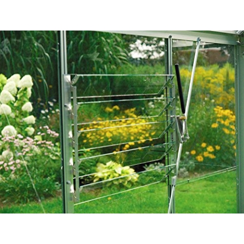 Vitavia Lamellen-Wandfenster aus Alu/Glas versch. Farben silber